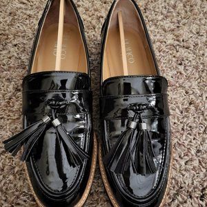 Franco Sarto patent Loafers